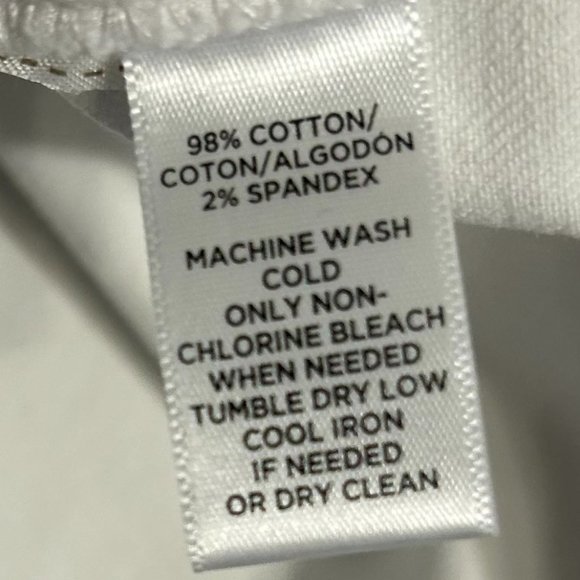 LOFT | White Jeans Curvy Skinny Jeans with Frayed Ankles - Picture 9 of 10